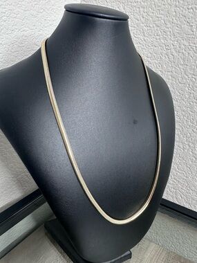 Gold-Filled Classic Herringbone Necklace